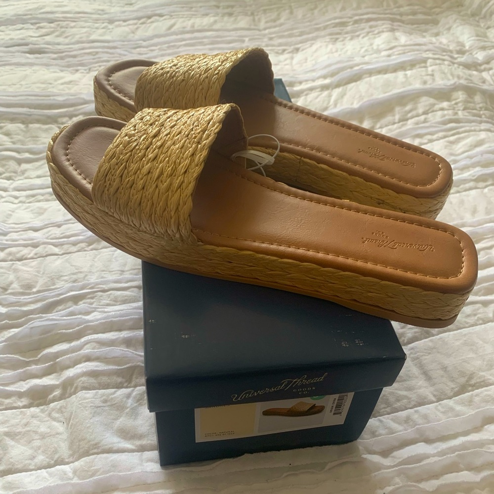 Women’s Espadrille Slide Sandal - NWT